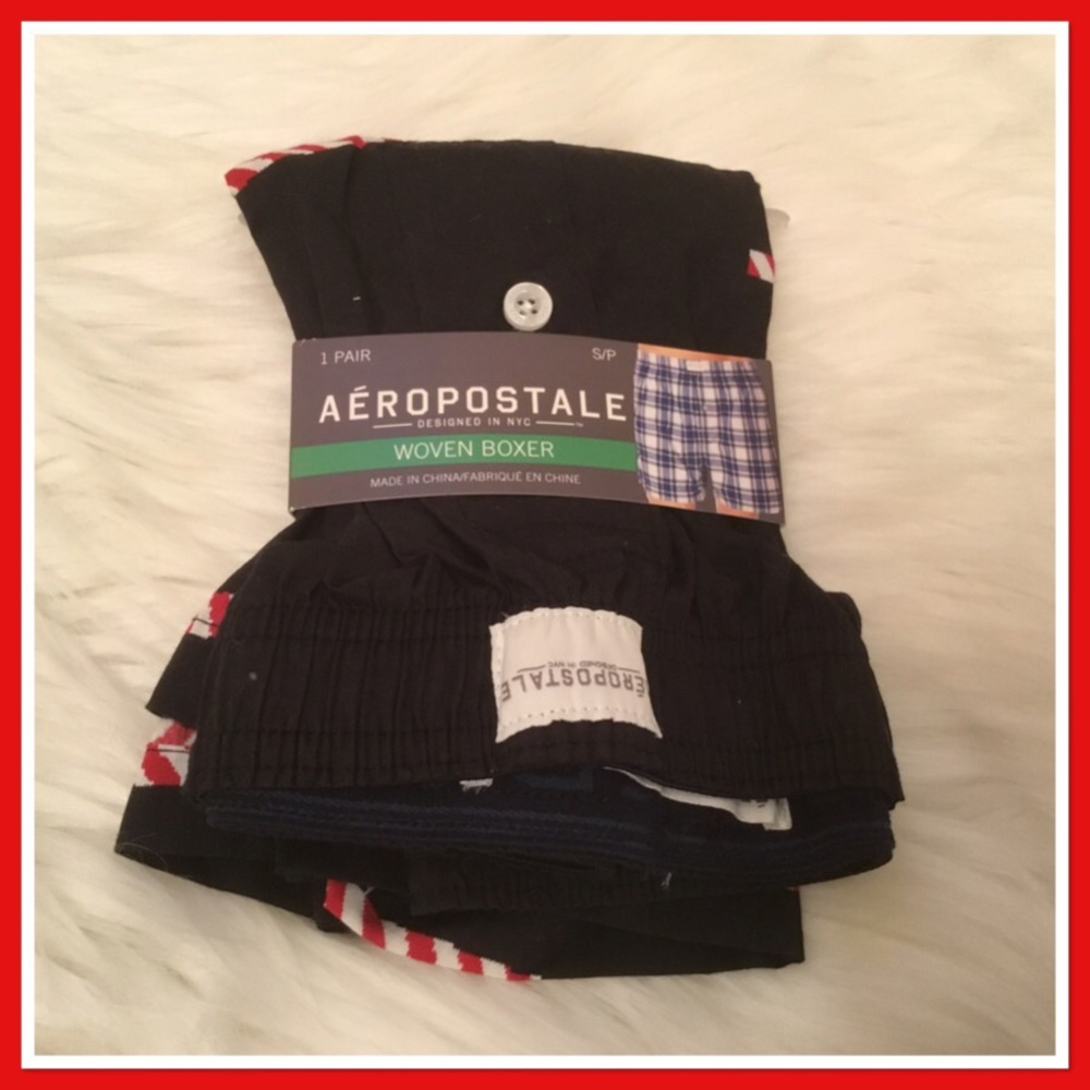 Aeropostale Boxer Shorts Holiday Men's Small NWT